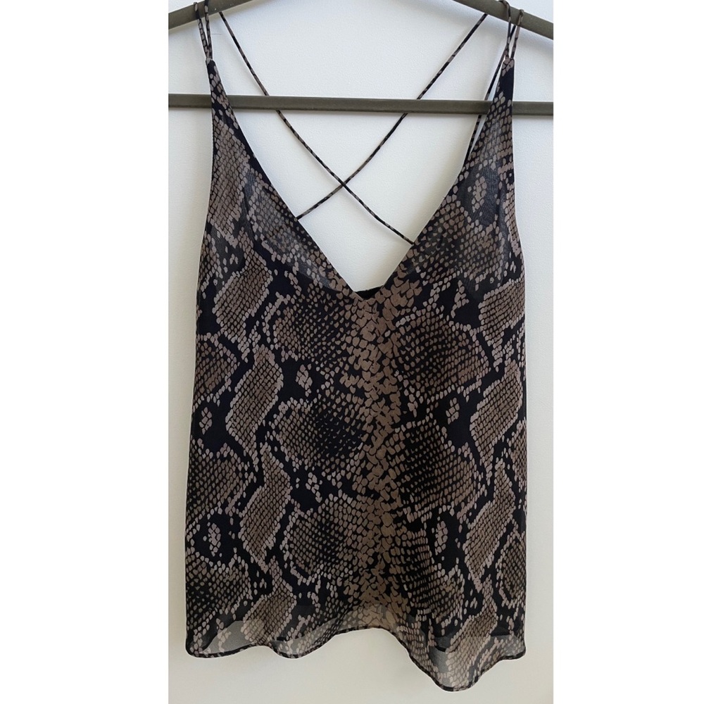 Zara Snake Print Top